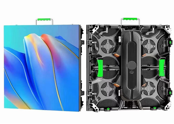 RoHS LED 비디오 벽 임대 곡선 잠금 HD 풀 컬러 LED 디스플레이