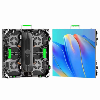 P2.976 500*500 커브 잠금 실내 임대 LED 화면 1920hz 알루미늄 하드 링크 자기 설치