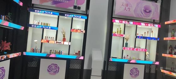 P1.25 P1.87 선반 화면 LED 디스플레이 300*60mm COB GOB 다채로운 RGB WiFi 업로드